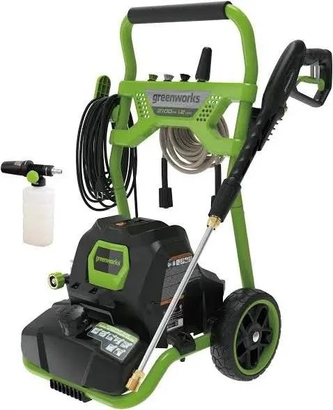 NEW Electric Pressure Washer Greenworks 2100 PSI image indicator(5)