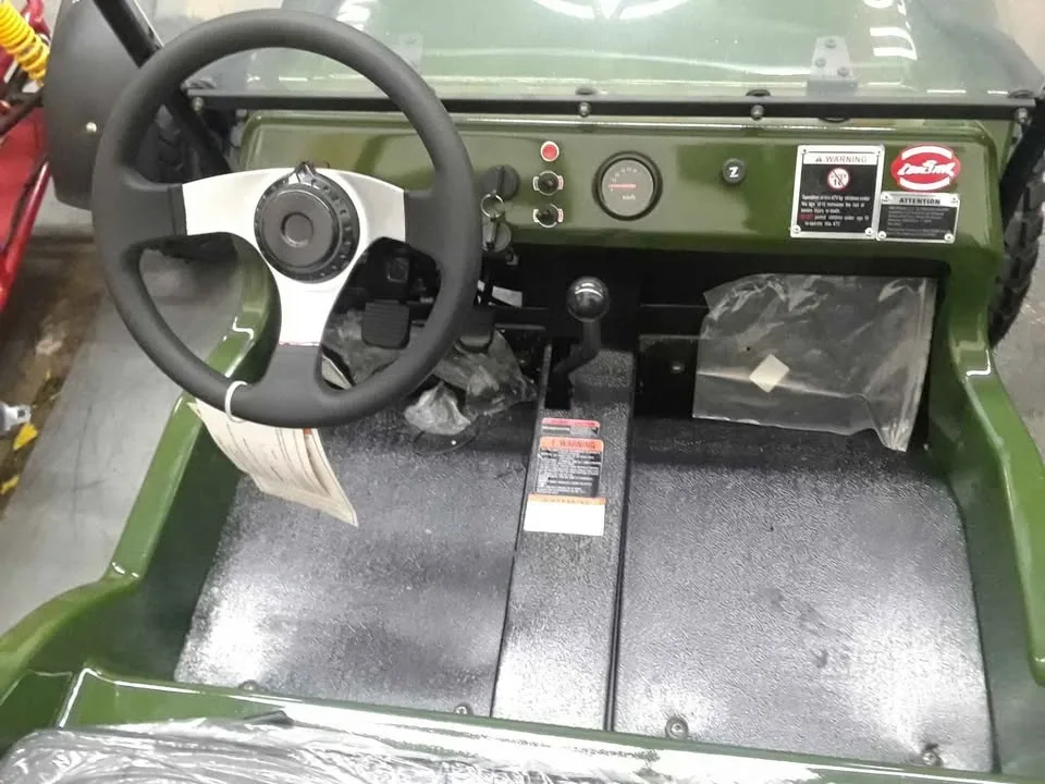 🎄 🎁🎅Kids 150cc Gas Jeep 🎁Free Delivery⚡ 📦 🎄 image indicator(4)