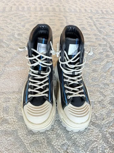 Eytys Black & Blue Canvas Akira Sneakers image indicator(10)