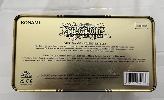 EMPTY Yugioh 2021 Tin of Ancient Battles image indicator(4)
