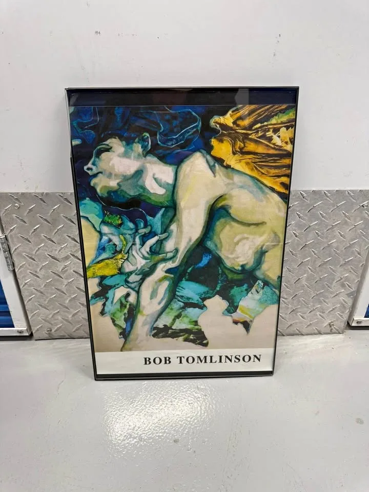 Large Abstract Print Divas & Heroes Bob Tomlinson 17 x 12