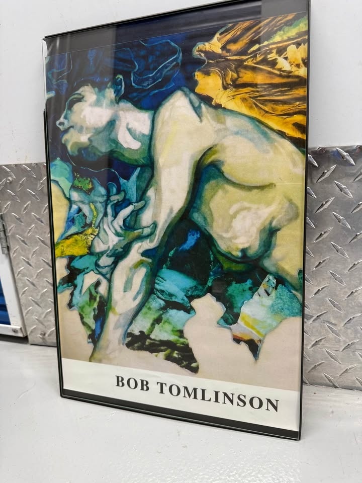 Large Abstract Print Divas & Heroes Bob Tomlinson 17 x 12 - photo 2