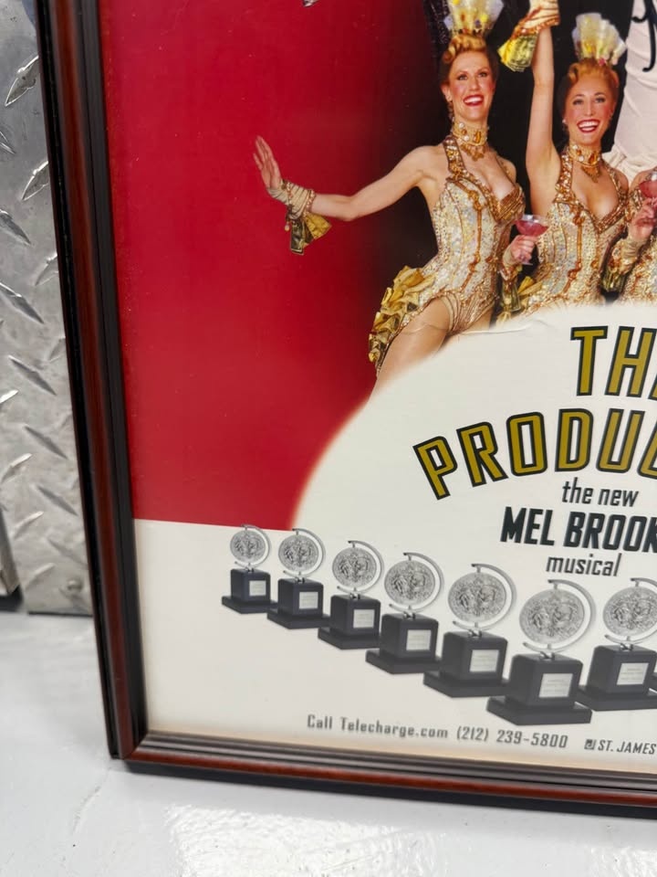 The Producers Broadway Poster Cast Signed Framed 23 x 14 - photo 5