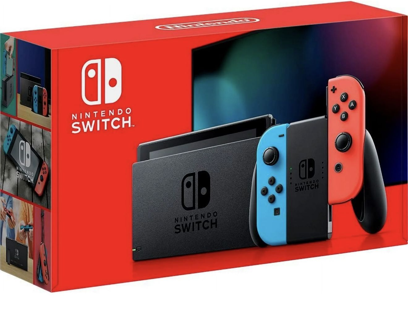 Nintendo Switch V2 (2019) – New – Neon Joy-Cons – 32GB - photo 5