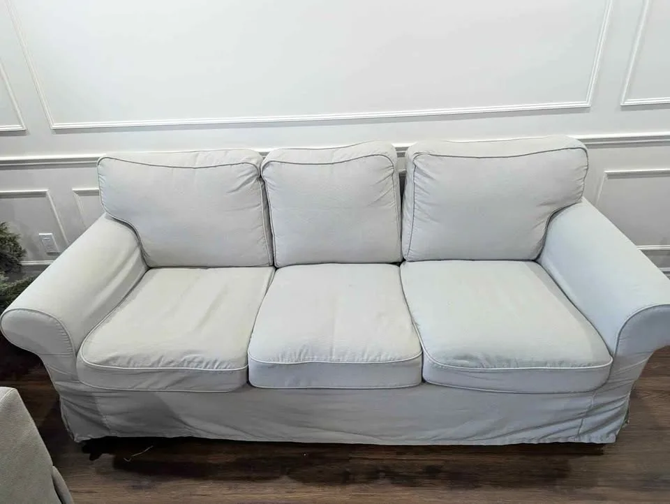 Ikea 3 seater sofa + extra covers (grey)