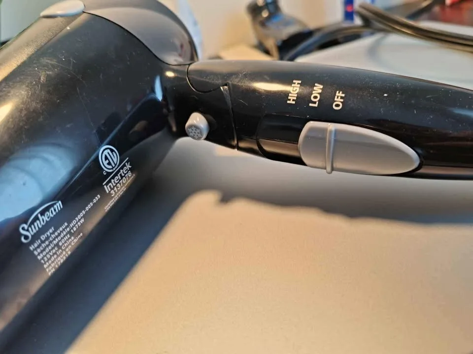 Sunbeam Hair Dryer image indicator(3)