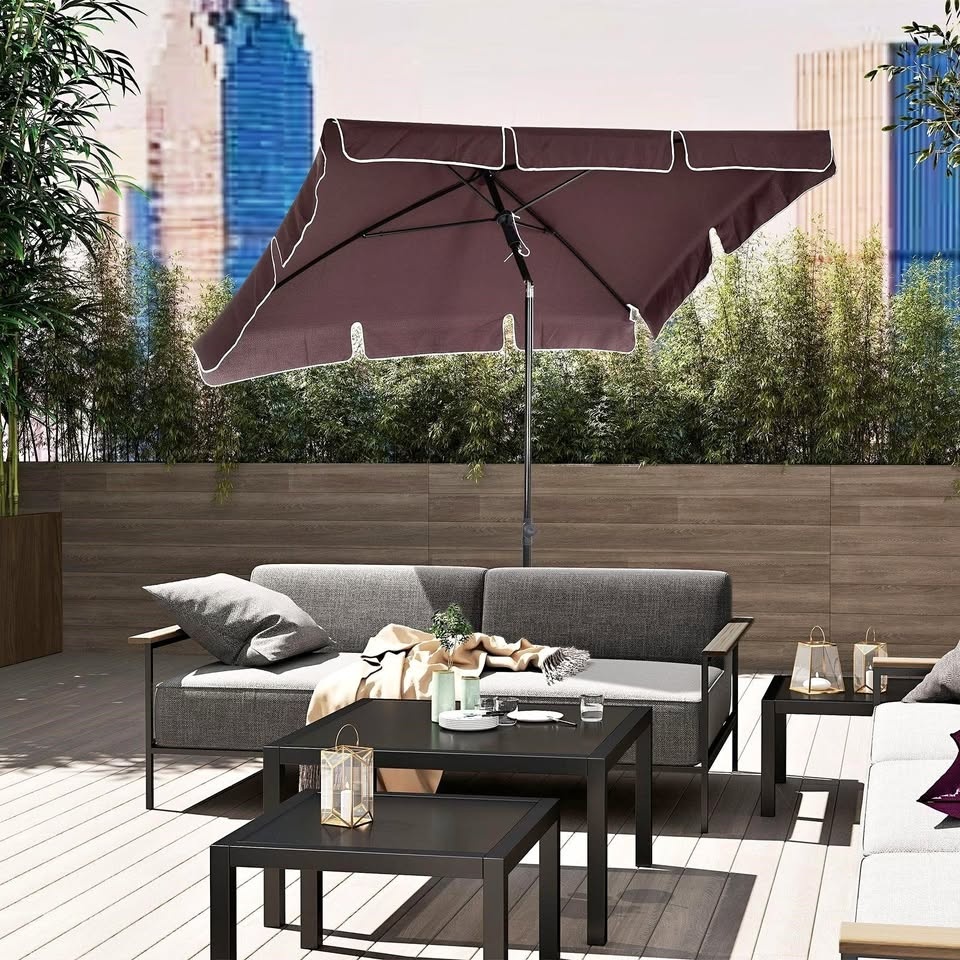 Outsunny Rectangle Patio Umbrella