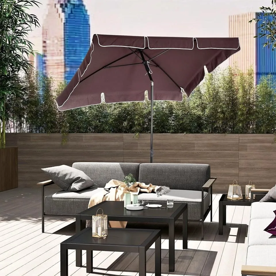 Outsunny Rectangle Patio Umbrella