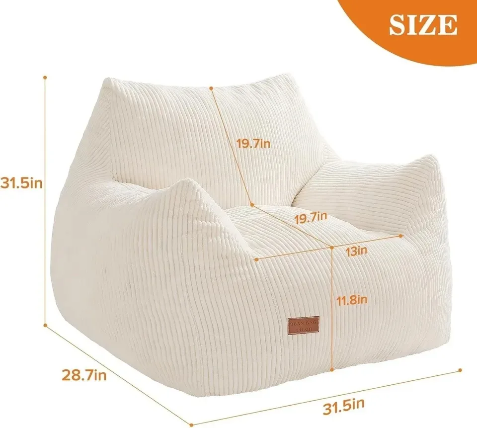 Vellorise Big Bean Bag Chair image indicator(2)