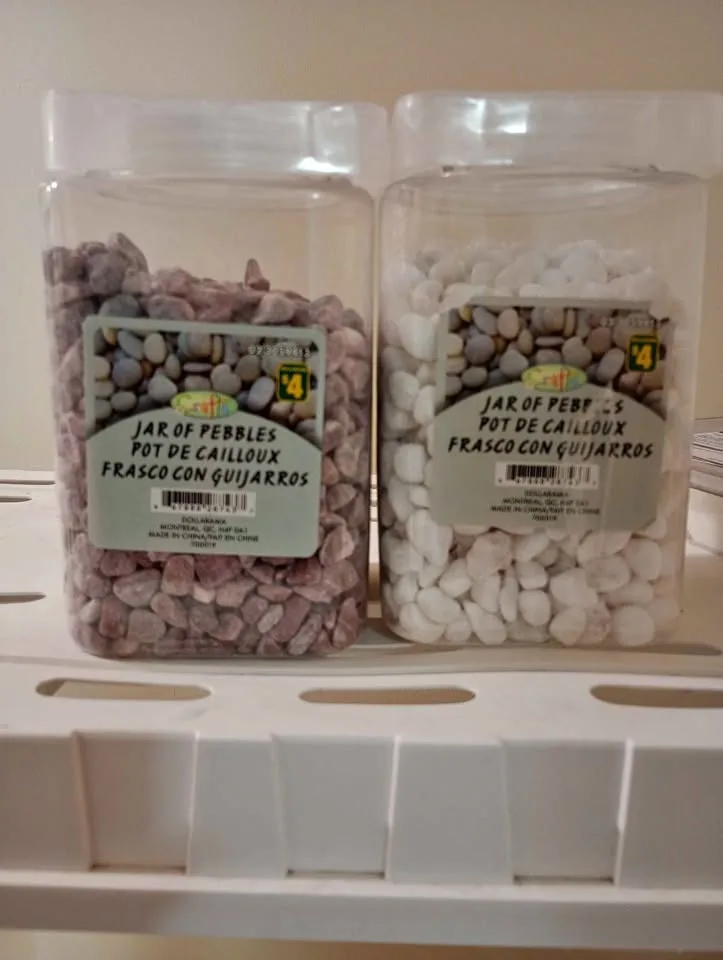 2 Jars of Craft Pepples