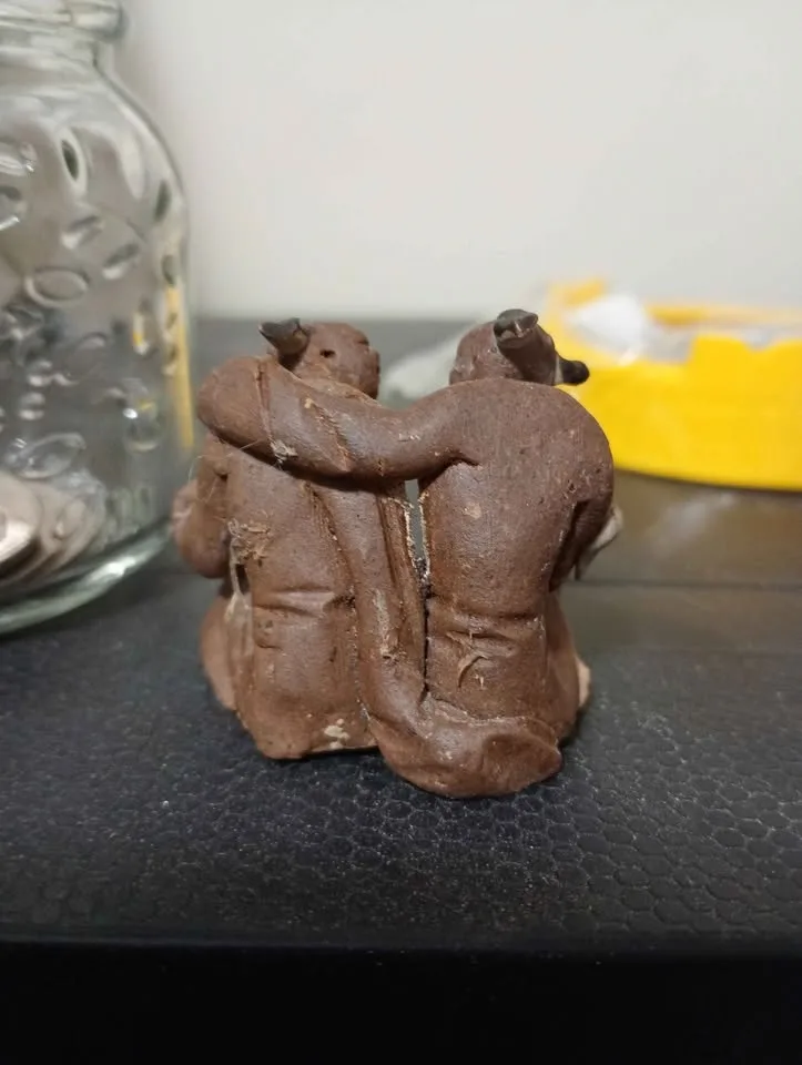 Vintage Asian clay mudmen image indicator(7)