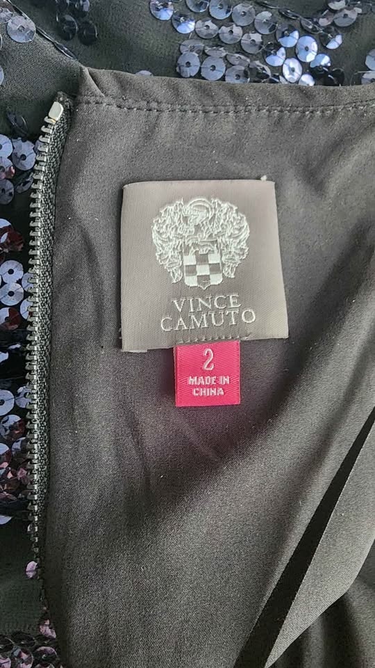 Vince Camuto long sleeve sequin dress - photo 2