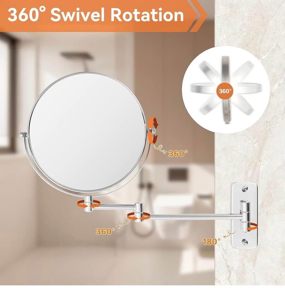 Wall Mounted magnification mirror - photo 5