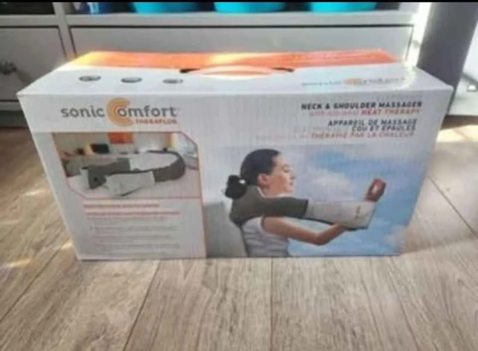 sonic comfort neck and shoulder massager