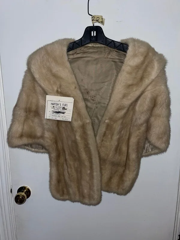 PEARL MINK STOLE