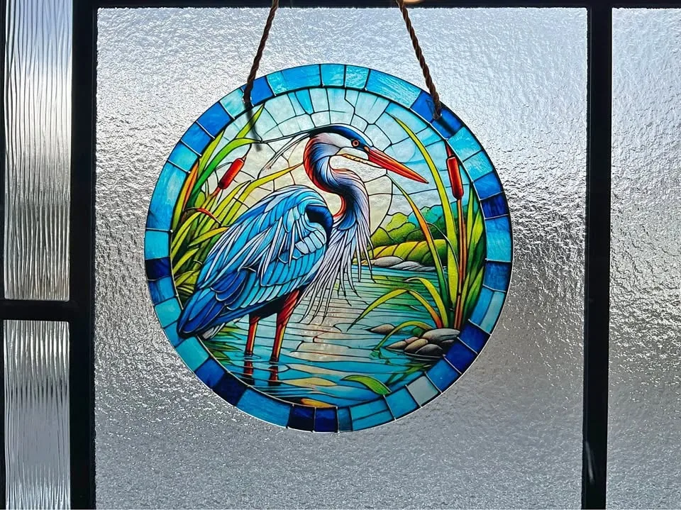 Crane Suncatcher