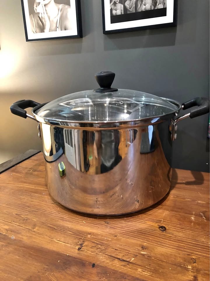 13” Stock Pot - Stainless Steel