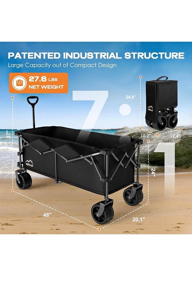 XL 48” Collapsible Folding Wagon / Utility Cart