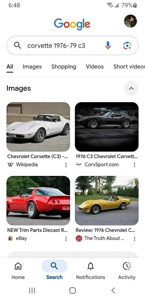 1976-79 C3 Corvette Steering Wheel