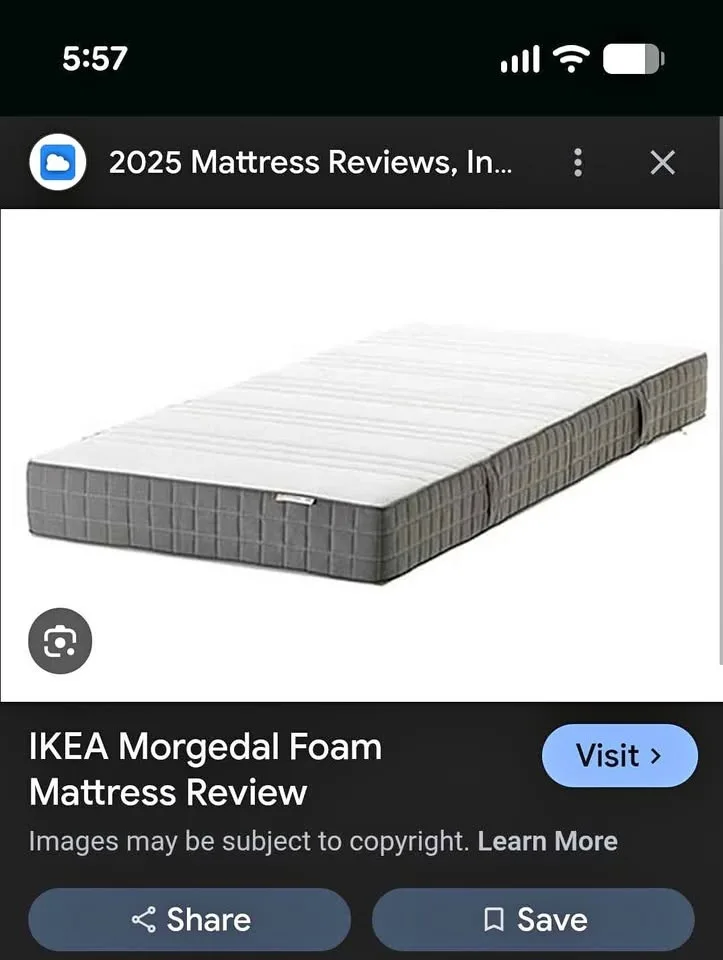 Morgedal IKEA Twin Mattress