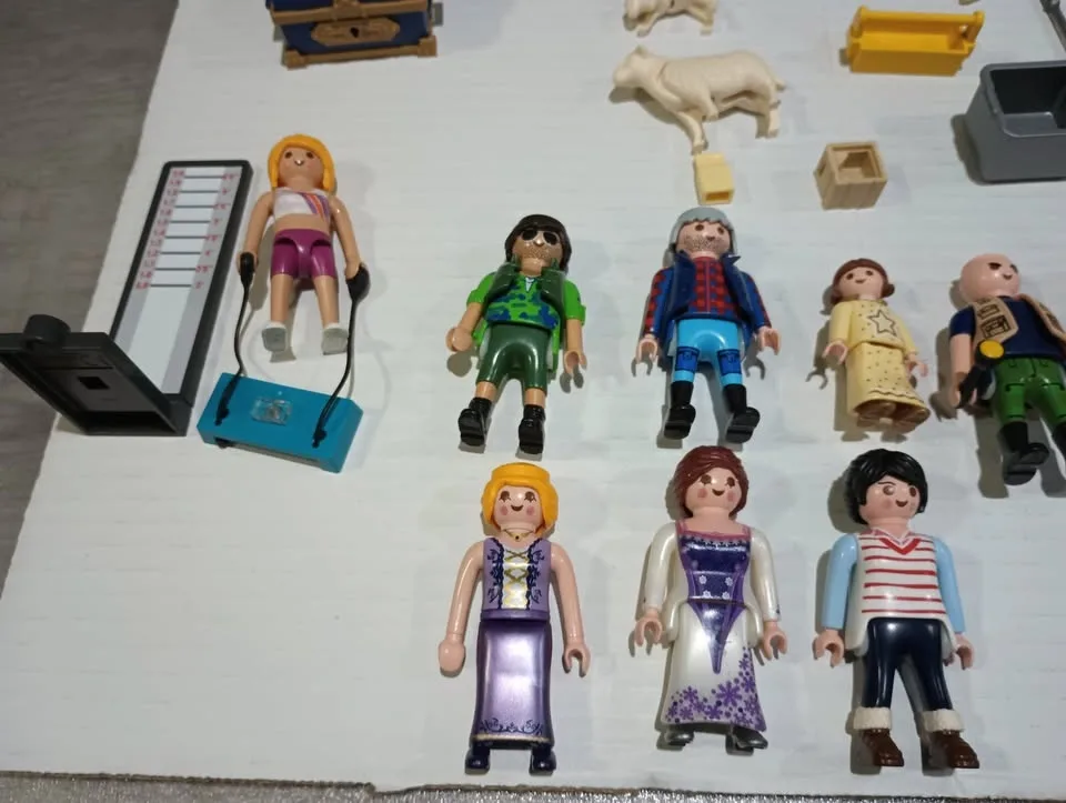 Large Lot of Playmobil Toy Figures and Accessories image indicator(2)