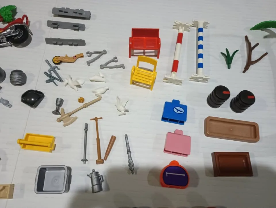 Large Lot of Playmobil Toy Figures and Accessories image indicator(6)
