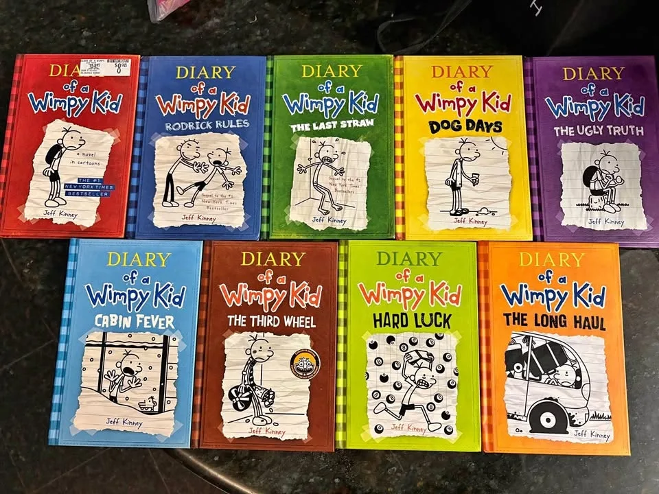 Diary of a Wimpy Kid Hardcover (9 books)