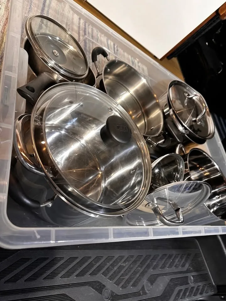 IKEA 365+ & ANNONS Pots With Lids – 8-Piece Bundle – Like New image indicator(3)