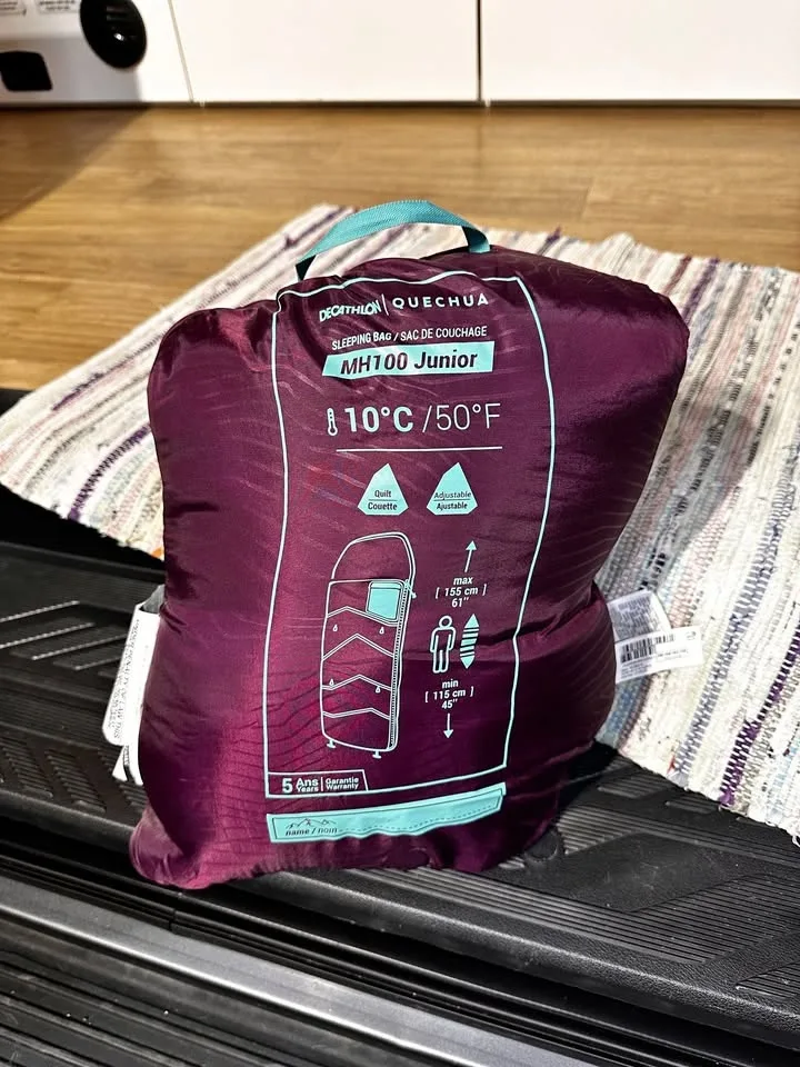 Decathlon Child Sleeping Bags (Pair) – Purple – Like New