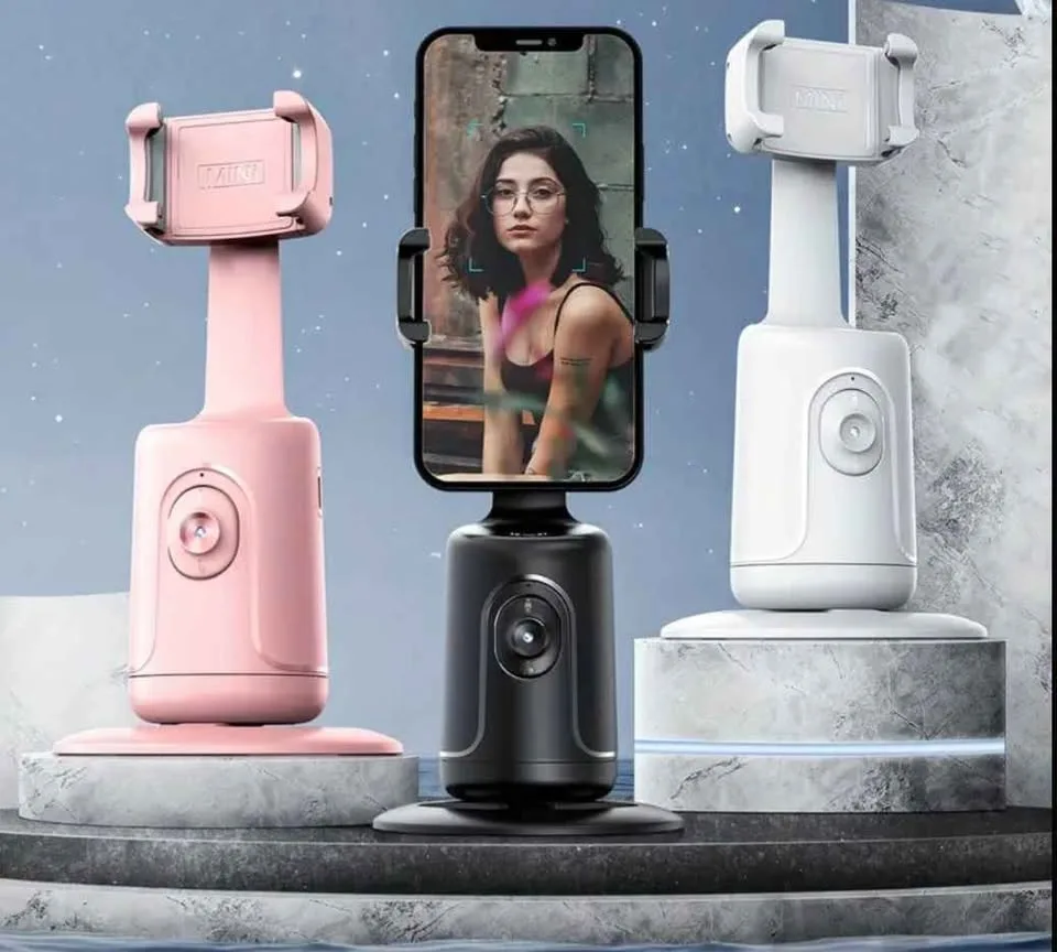 🚀 Auto Tracking Phone Holder – Smart 360° Cameraman Robot image indicator(7)