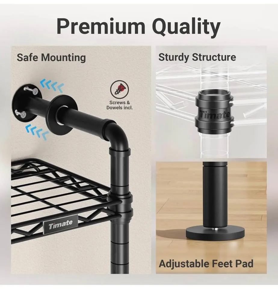 New Timate F3 Heavy Duty Clothes Rack image indicator(6)