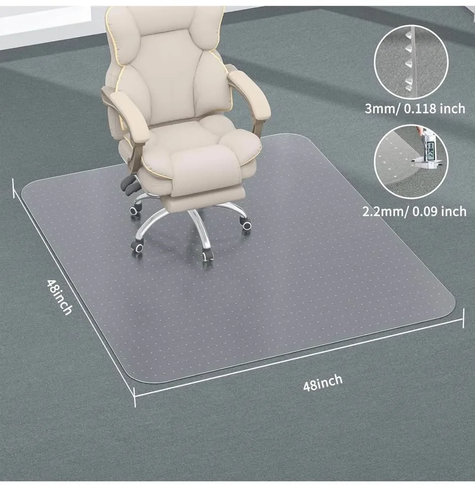 New Office chair mat for carpet - 48 X 48 inches image indicator(2)