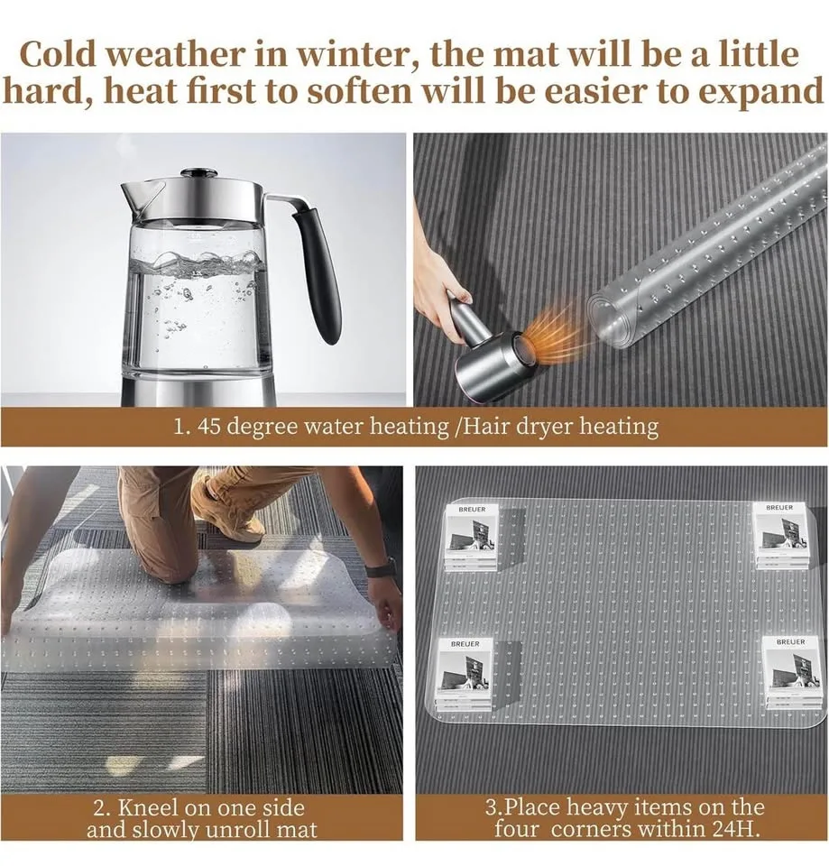 New Office chair mat for carpet - 48 X 48 inches image indicator(3)