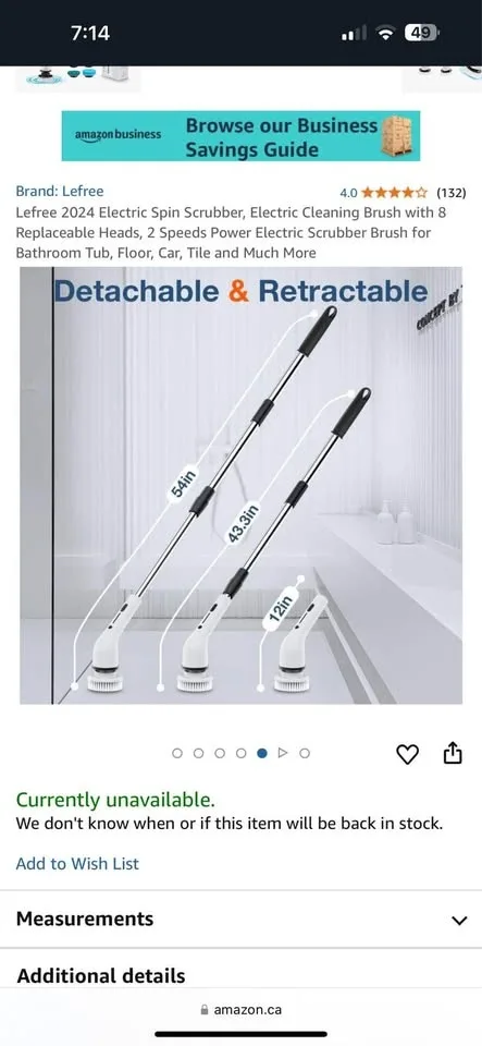 Brand new and sealed Lefree electric cleaning brush image indicator(2)