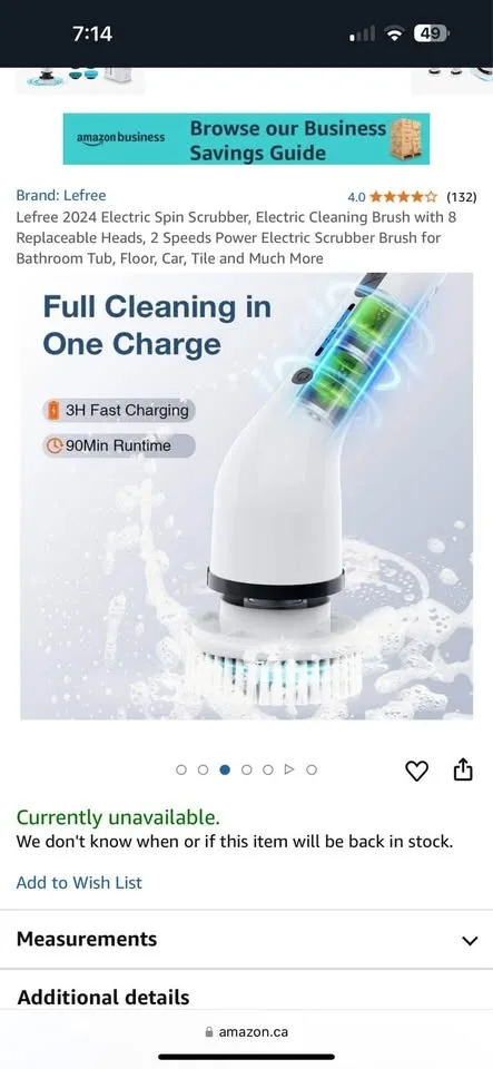 Brand new and sealed Lefree electric cleaning brush image indicator(3)