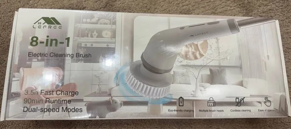 Brand new and sealed Lefree electric cleaning brush image indicator(4)
