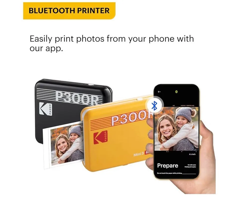 Brand new KODAK MINI 3 retro portable photo printer image indicator(3)