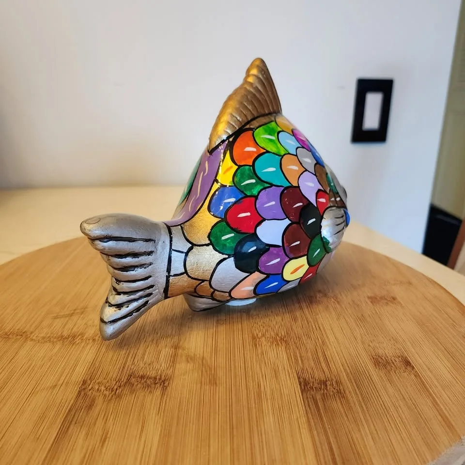 Large Color Fish #2, #Cleanout image indicator(5)