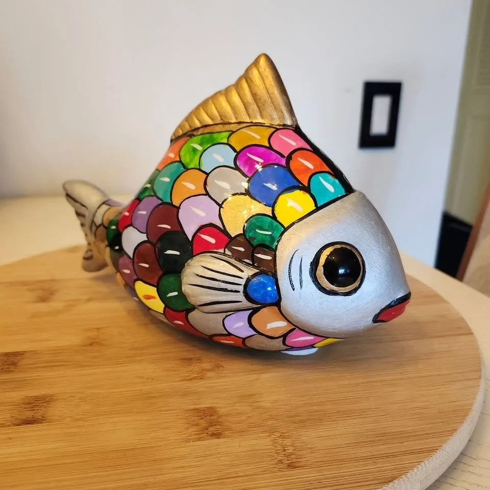 Large Color Fish #2, #Cleanout image indicator(6)