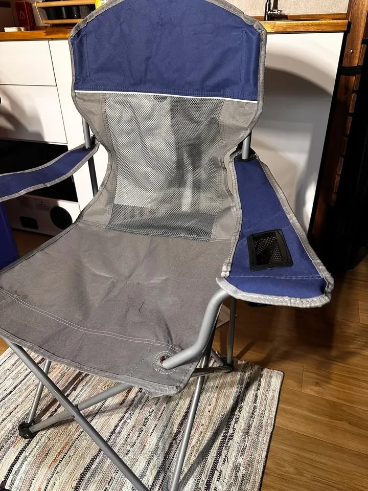 Ozark Trail Blue Camping Chair – Like New image indicator(3)