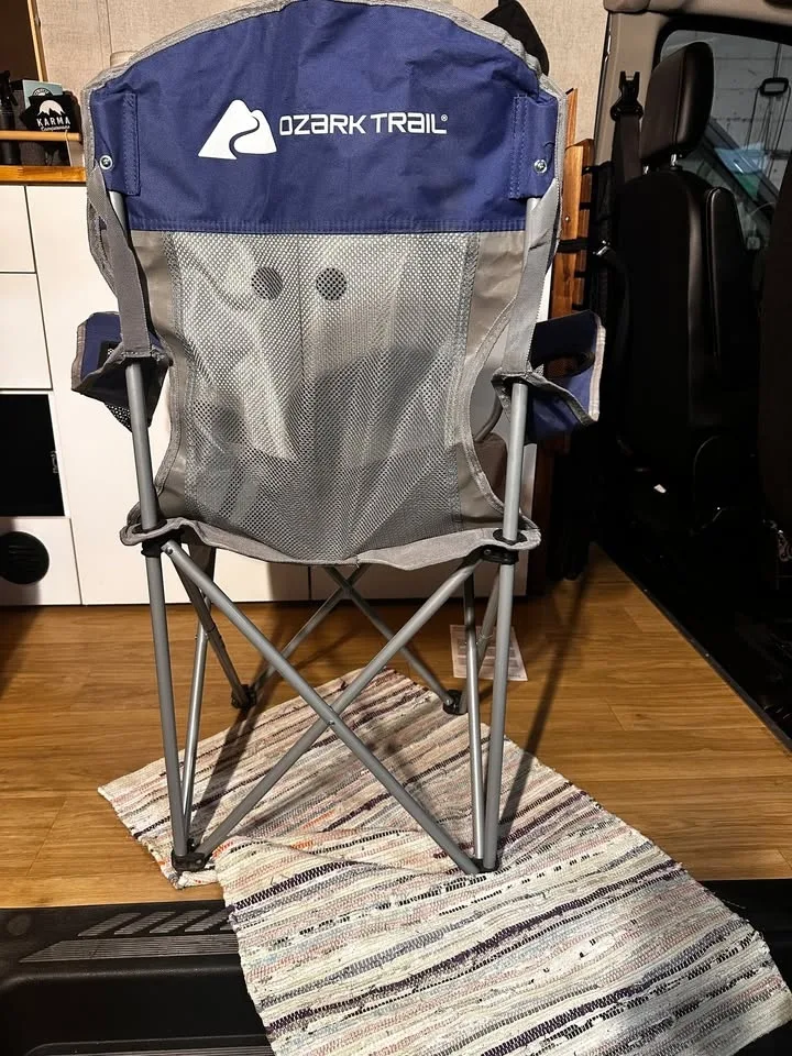 Ozark Trail Blue Camping Chair – Like New image indicator(4)