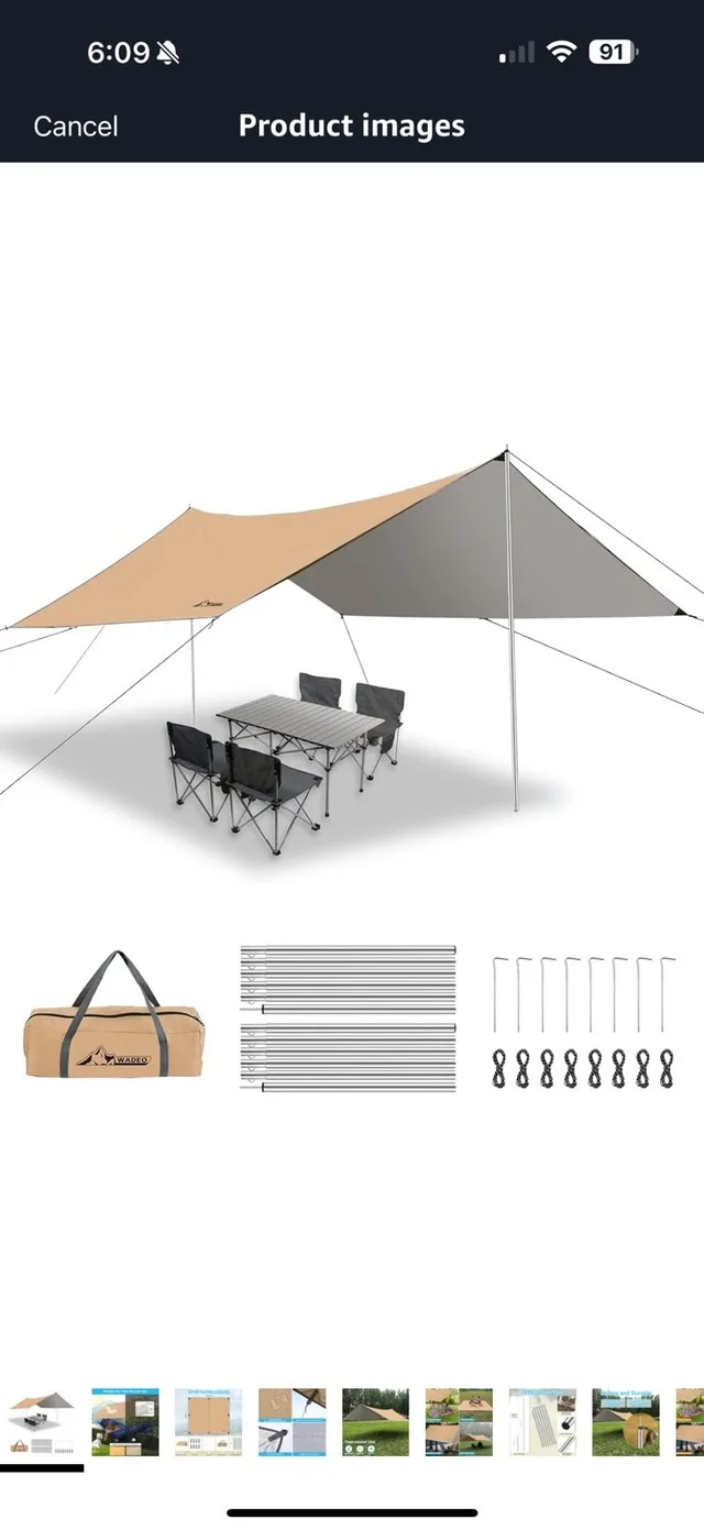 Camping Rain Fly Conplete set