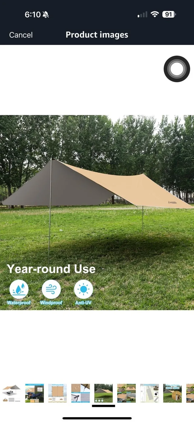 Camping Rain Fly Conplete set image indicator(2)