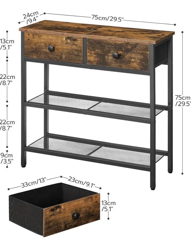 Entryway Table Drawer image indicator(2)
