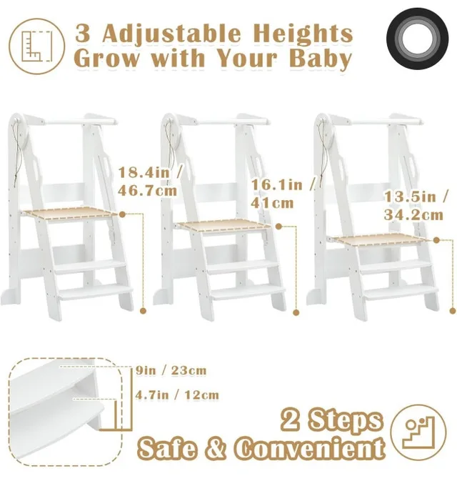 Foldable Kitchen Stool for kids image indicator(5)