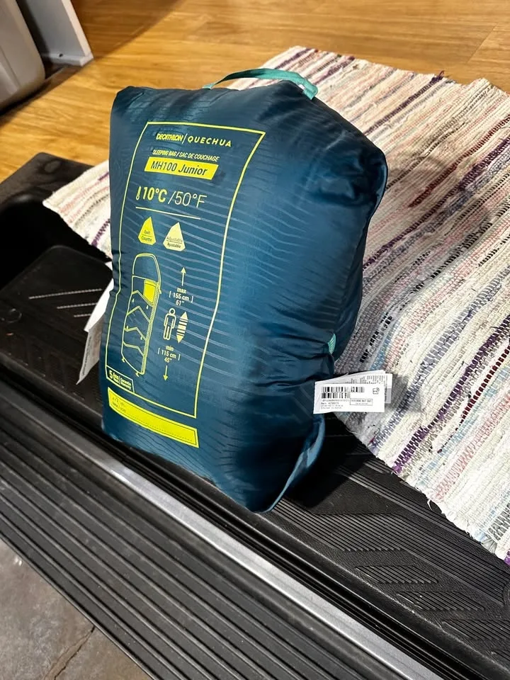 Decathlon Child Sleeping Bags (Pair) – Blue – Like New image indicator(3)