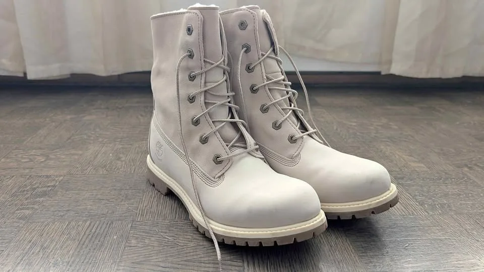 Womens Timberland Teddy Fleece Leather Waterproof Boots