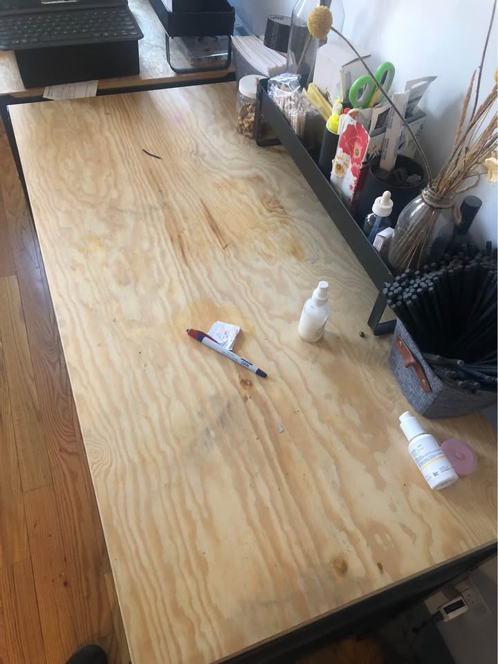 Steel and Wood IKEA Bror Work Bench Half Off - photo 2