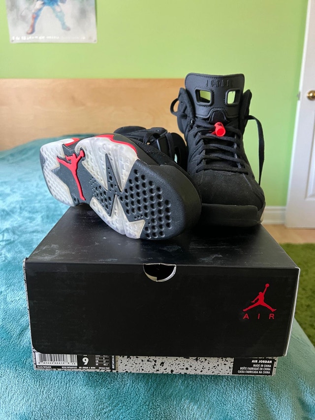 Air Jordan 6 Retro “Black Infrared” 2019 – Size 9 – Deadstock