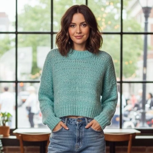 Wilfred Aritzia Sweater Teal Blue XS - photo 5